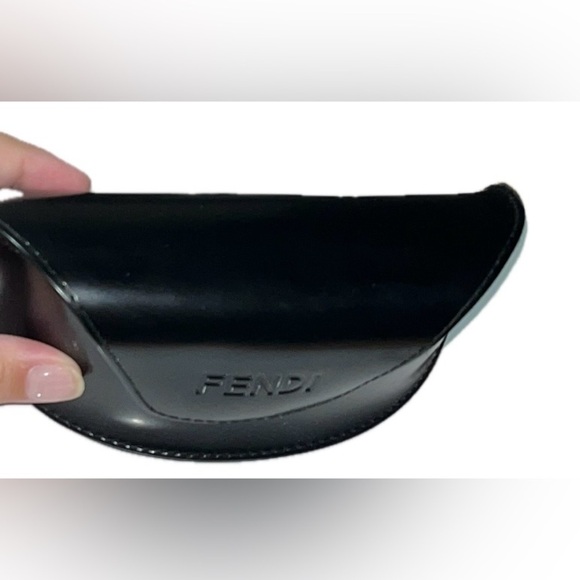 Final price Fendi Sunglasses Case, Black, Has Velvet Fendi design inside. - Picture 9 of 12
